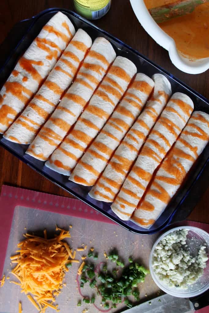 Buffalo Chicken Enchiladas 3