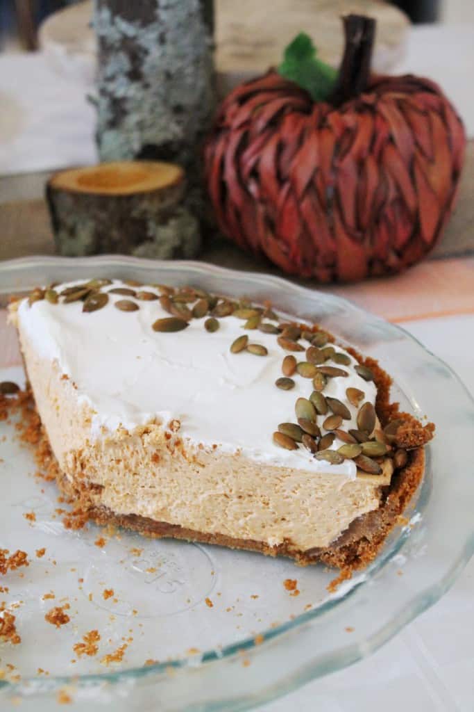 No-Bake Pumpkin Spice Cookie Butter Pie 2