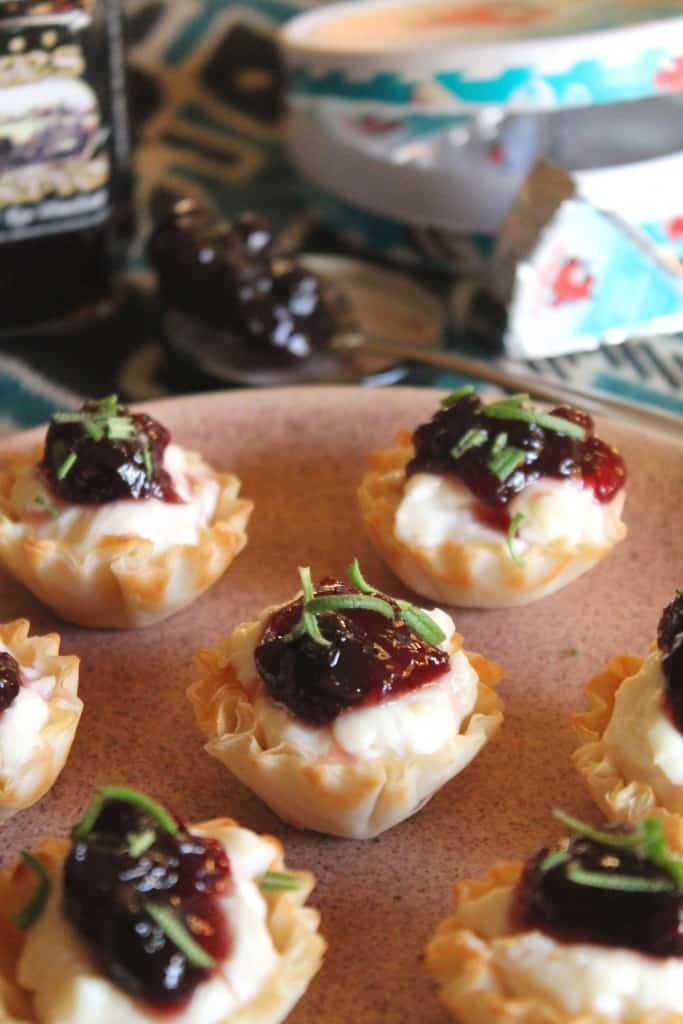Baked Cheese and Jam Phyllo Cups 1
