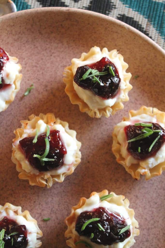 Baked Cheese and Jam Phyllo Cups 2