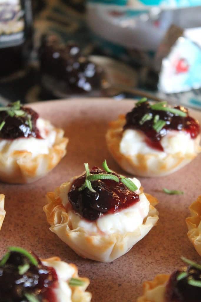 Baked Cheese and Jam Phyllo Cups 3