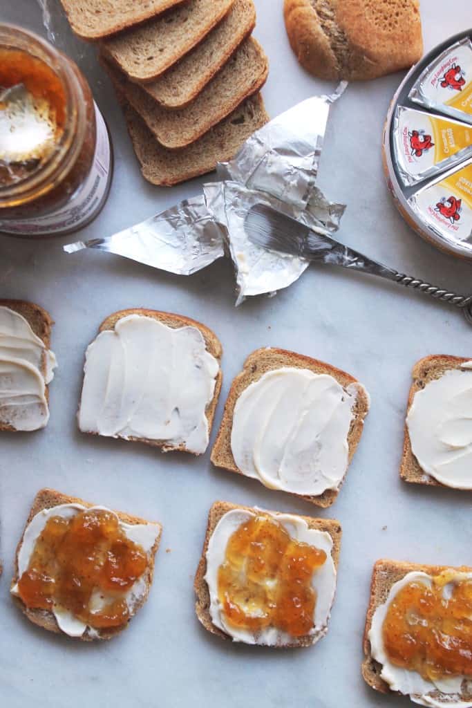 Bacon Fig & Asiago Grilled Cheese Sandwich Minis 2