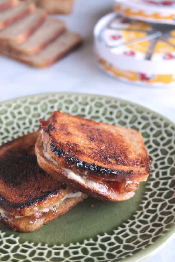 Bacon Fig & Asiago Grilled Cheese Sandwich Minis 4
