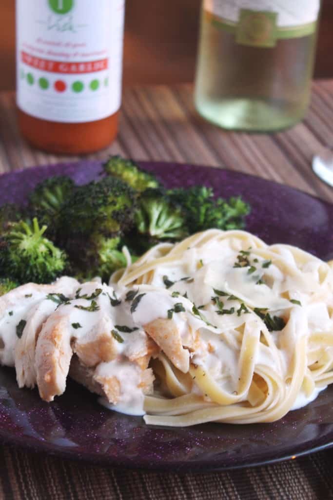 Lighter Roasted Garlic & Hemp Seed Fettucine Alfredo 1