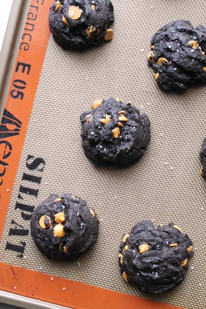 Salted Caramel Double Chocolate Stout Cookies 2