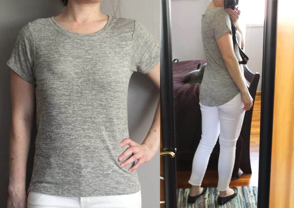 April 2016 Stitch Fix - Market & Spruce Sam Hi-Lo Short Sleeve Top