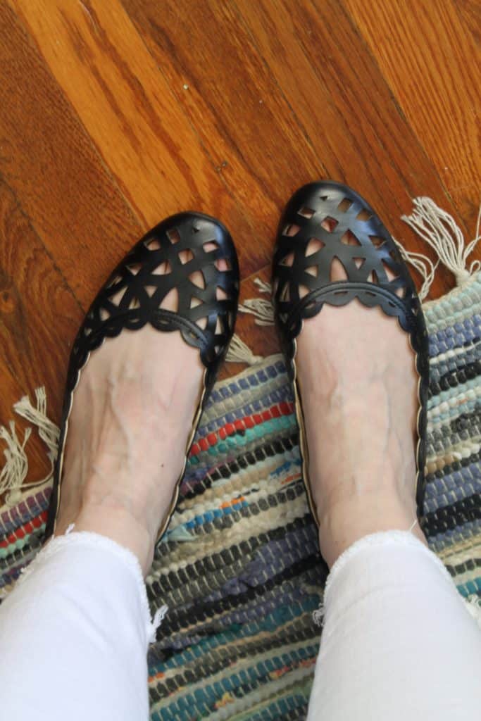 April 2016 Stitch Fix - Nine West Mazzota Cut-Out Flats