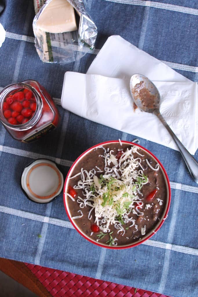 Black Bean & Chorizo Soup with Sweety Drops 2