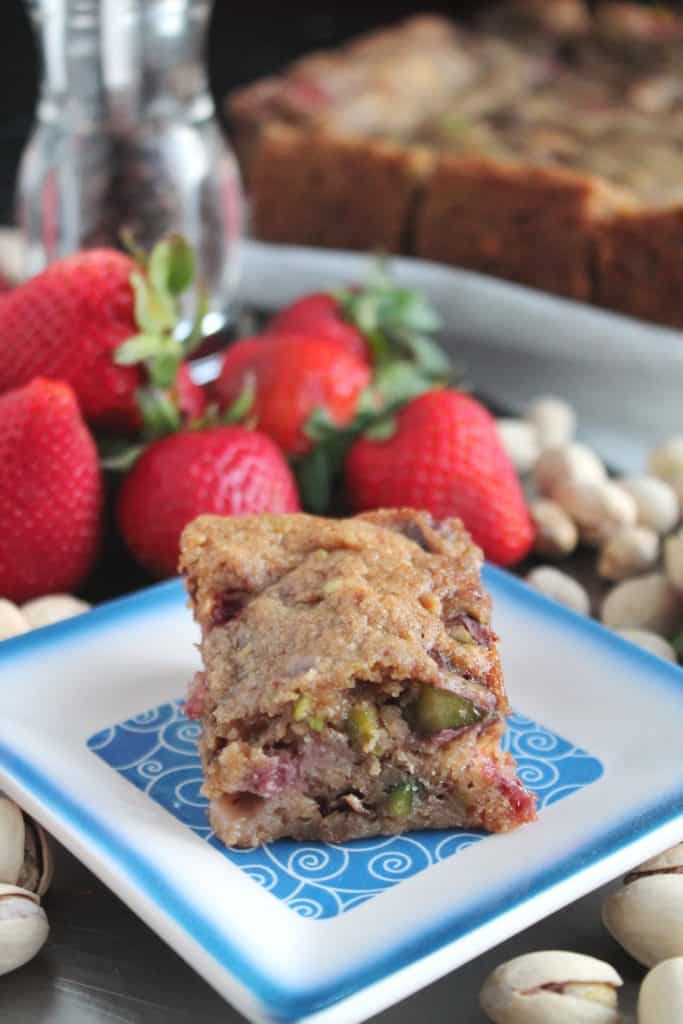 Strawberry Black Peppercorn Pistachio Cookie Bars 3
