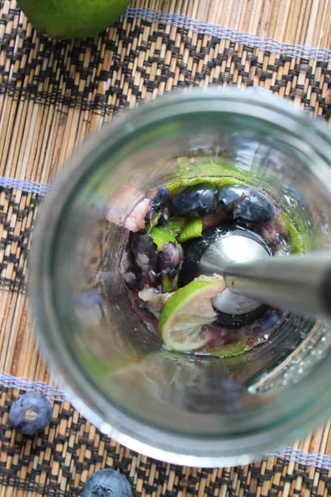 Blueberry Coconut Mojitos 2