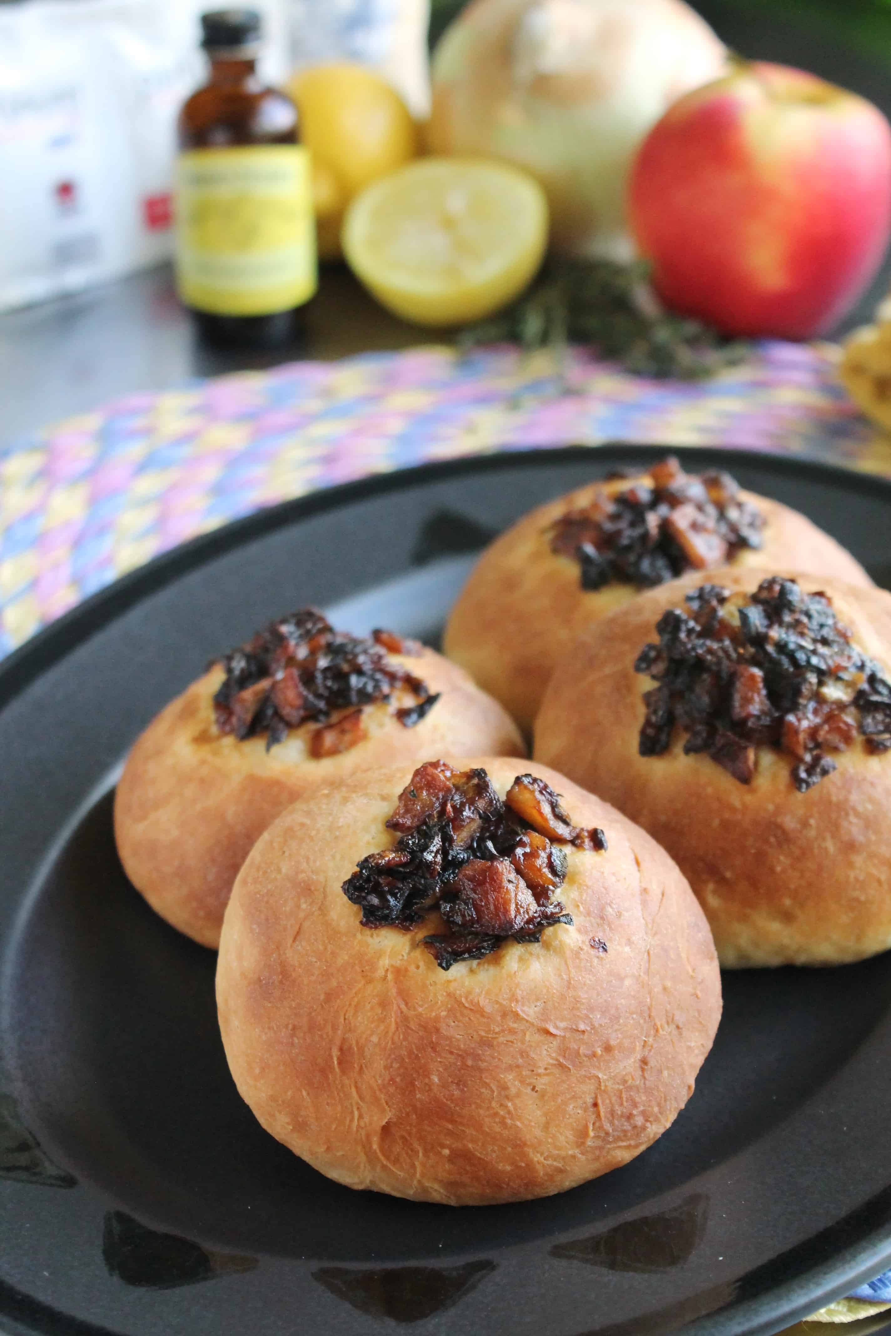 Caramelized Apple & Onion Kolaches 1