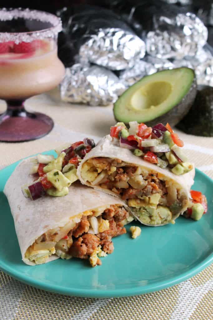 Chorizo Breakfast Burritos 2