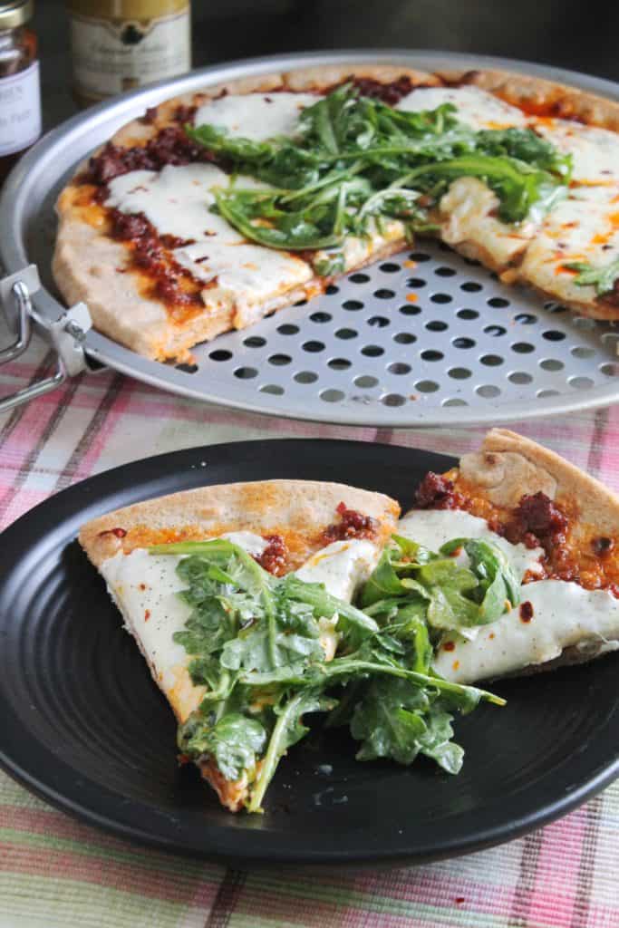 Grilled Tomato Pesto Pizza 3