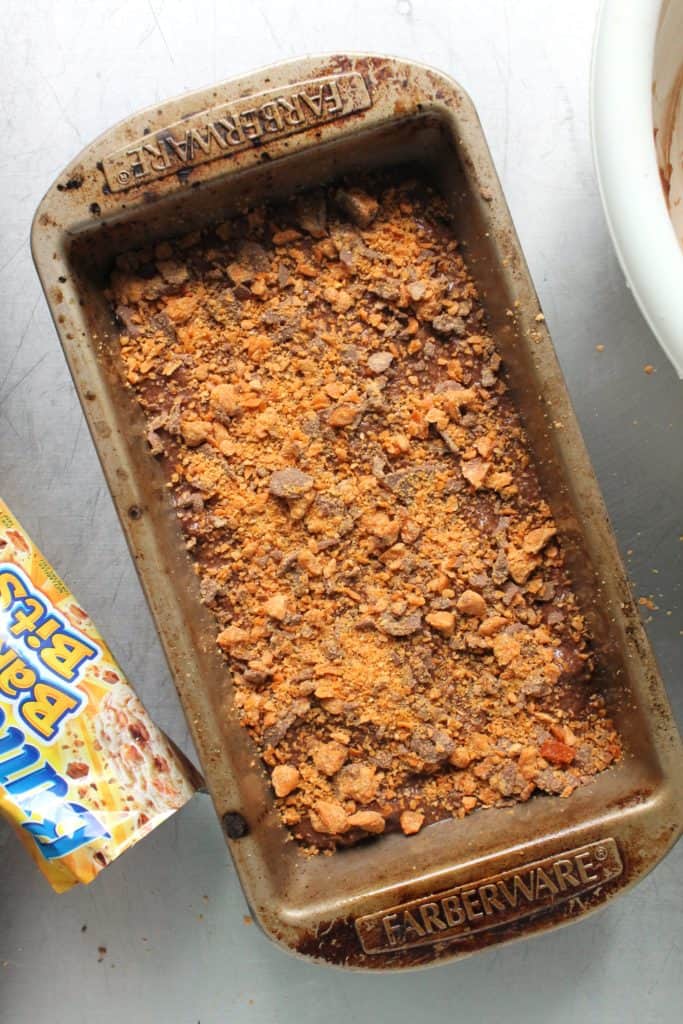 Butterfinger Brownie Banana Bread 4