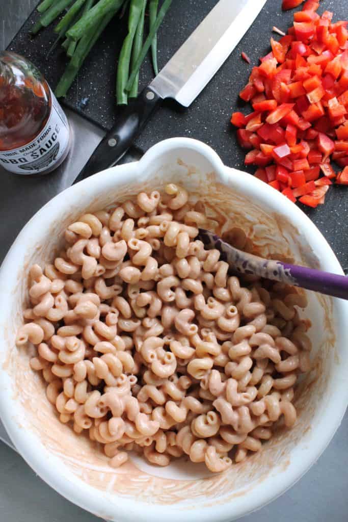 Spicy BBQ Pasta Salad 2