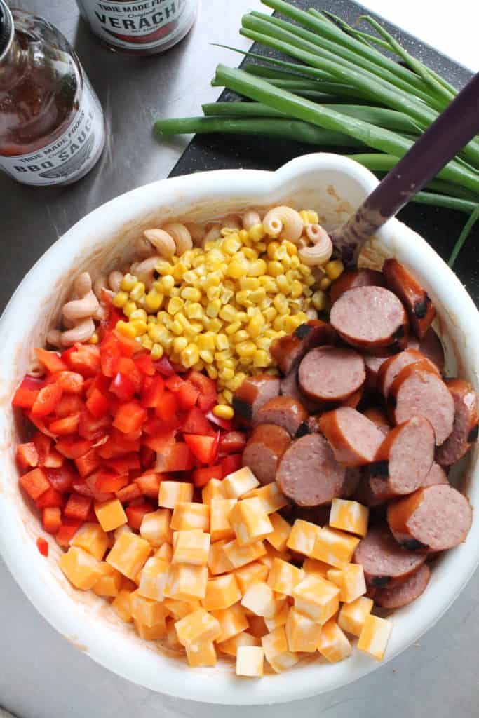 Spicy BBQ Pasta Salad 3