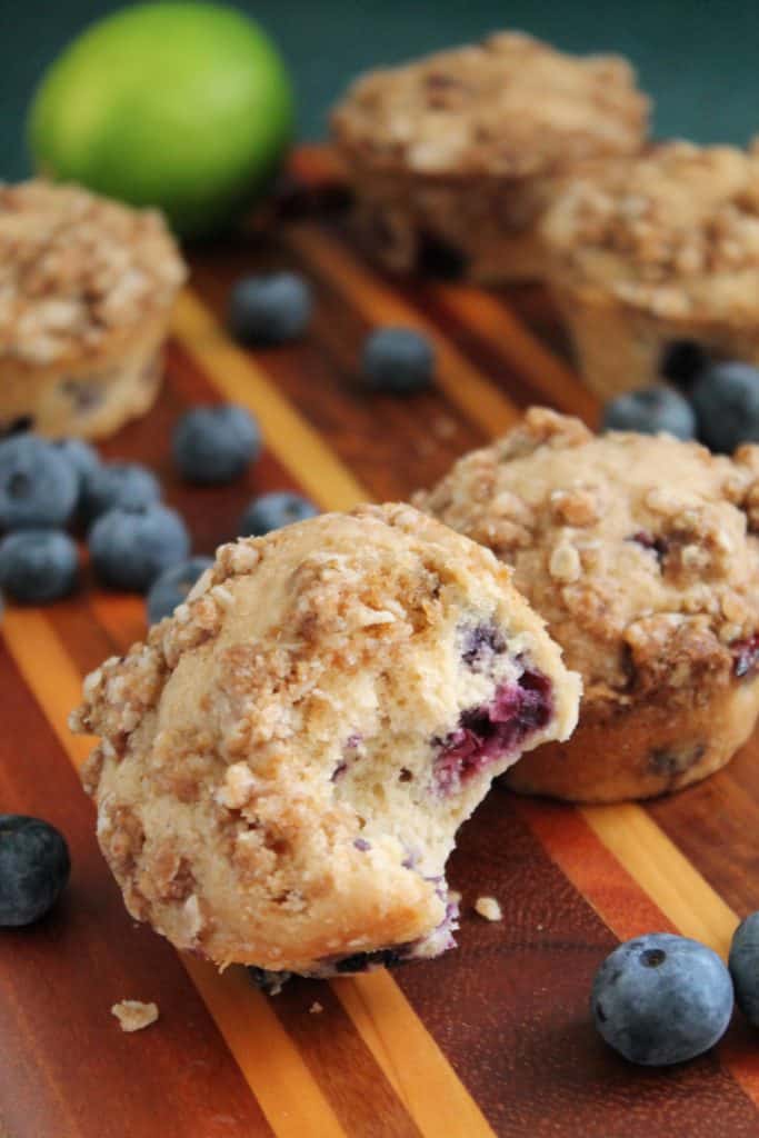 Blueberry-Lime Streusel Muffins 2