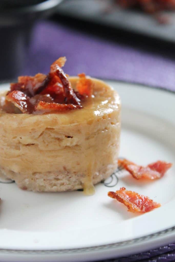 Bourbon, Bacon, and Maple Mini Cheesecakes 2
