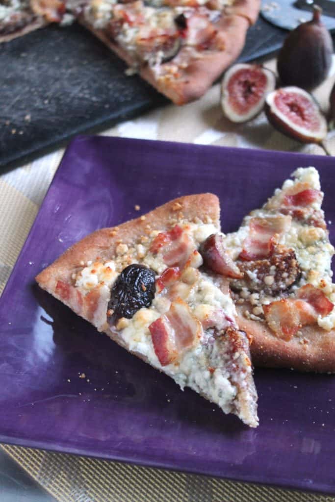 Fig, Bacon, & Blue Cheese Pizza 3