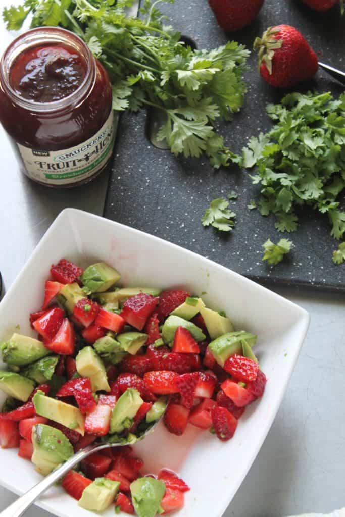 Grilled Chicken with Strawberry-Jalapeno Salsa 1