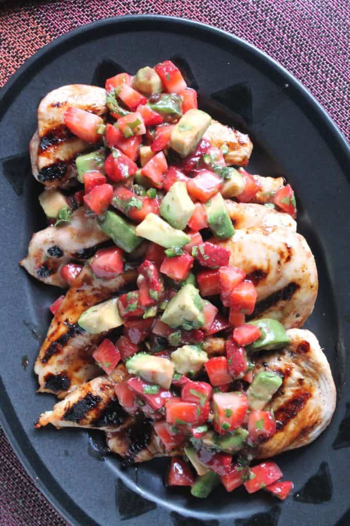 Grilled Chicken with Strawberry-Jalapeno Salsa 5