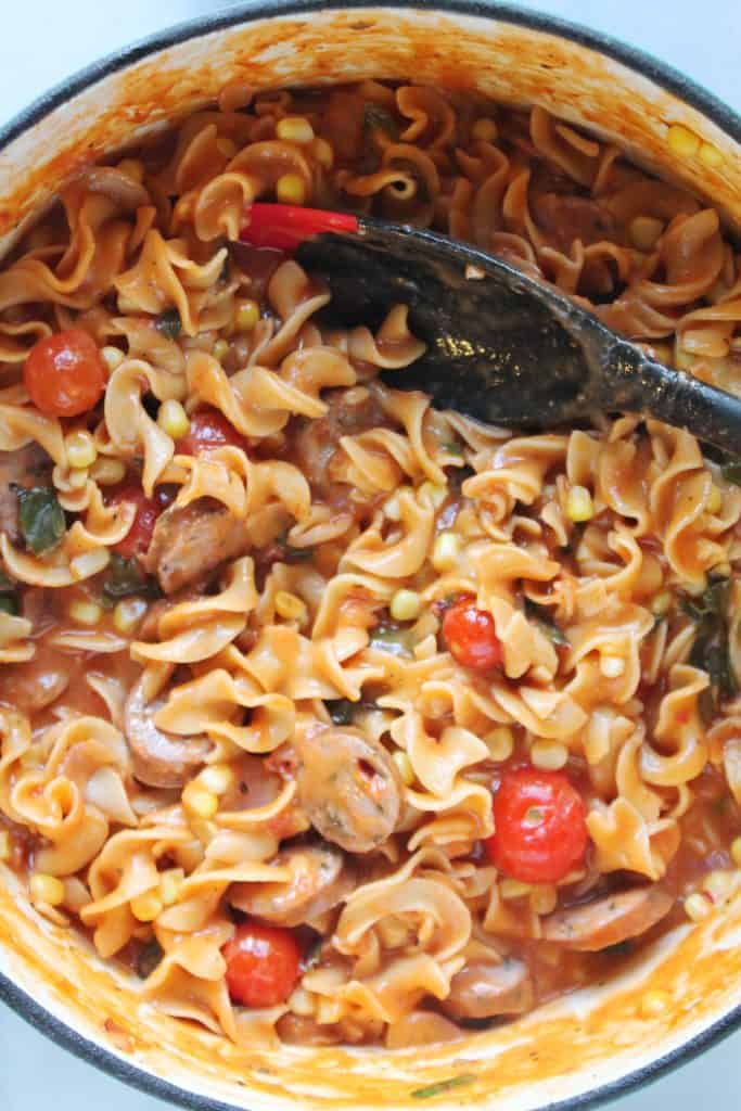 One-Pot Sausage & Swiss Chard Pasta 2