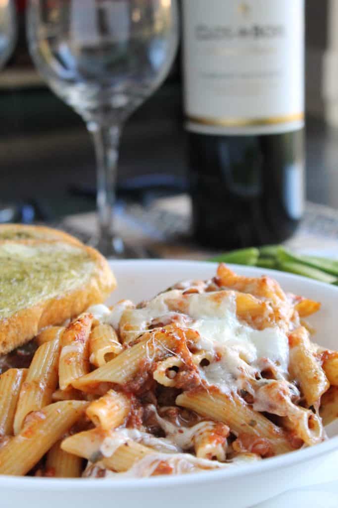 Baked Penne with Slow Cooker Ragu Bolognese 5