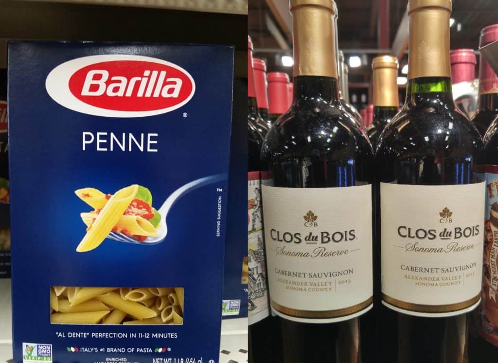 Barilla and Clos du Bois