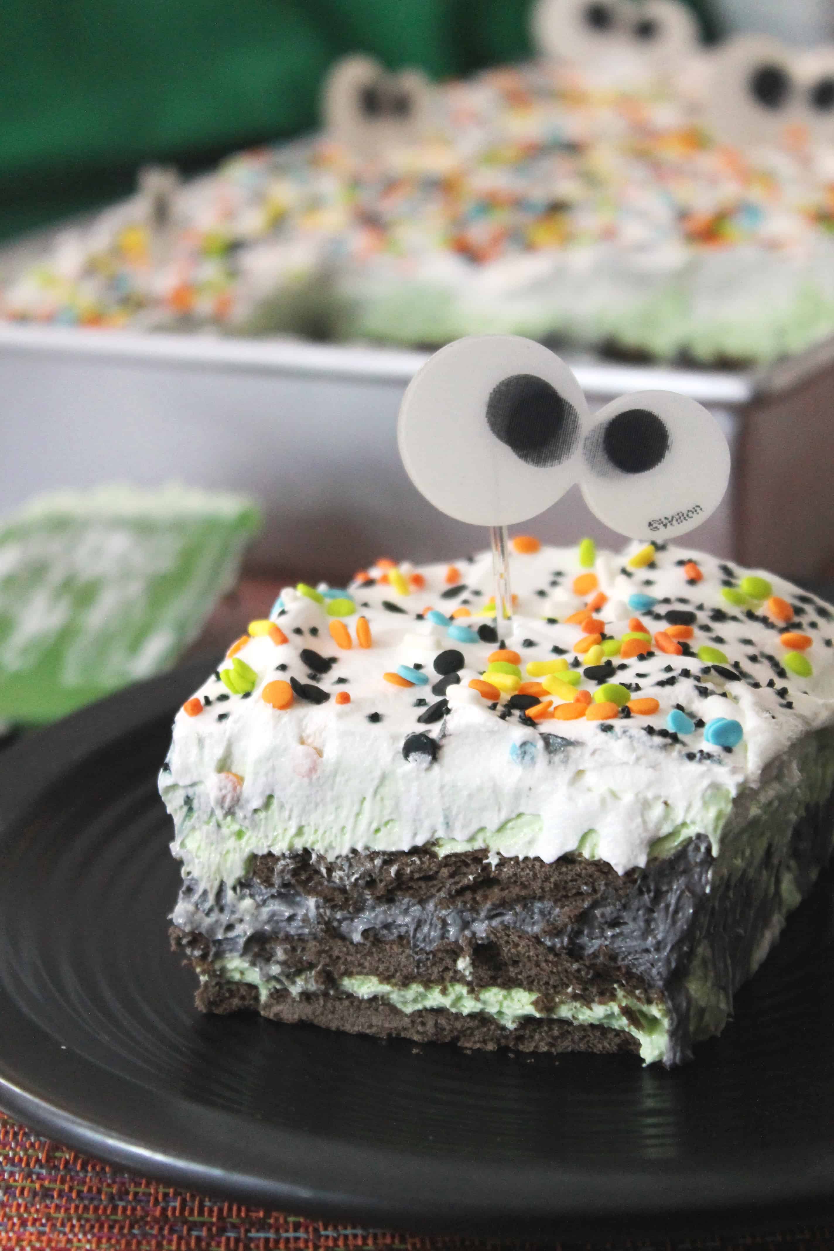 Monster Mash Dessert Lasagna