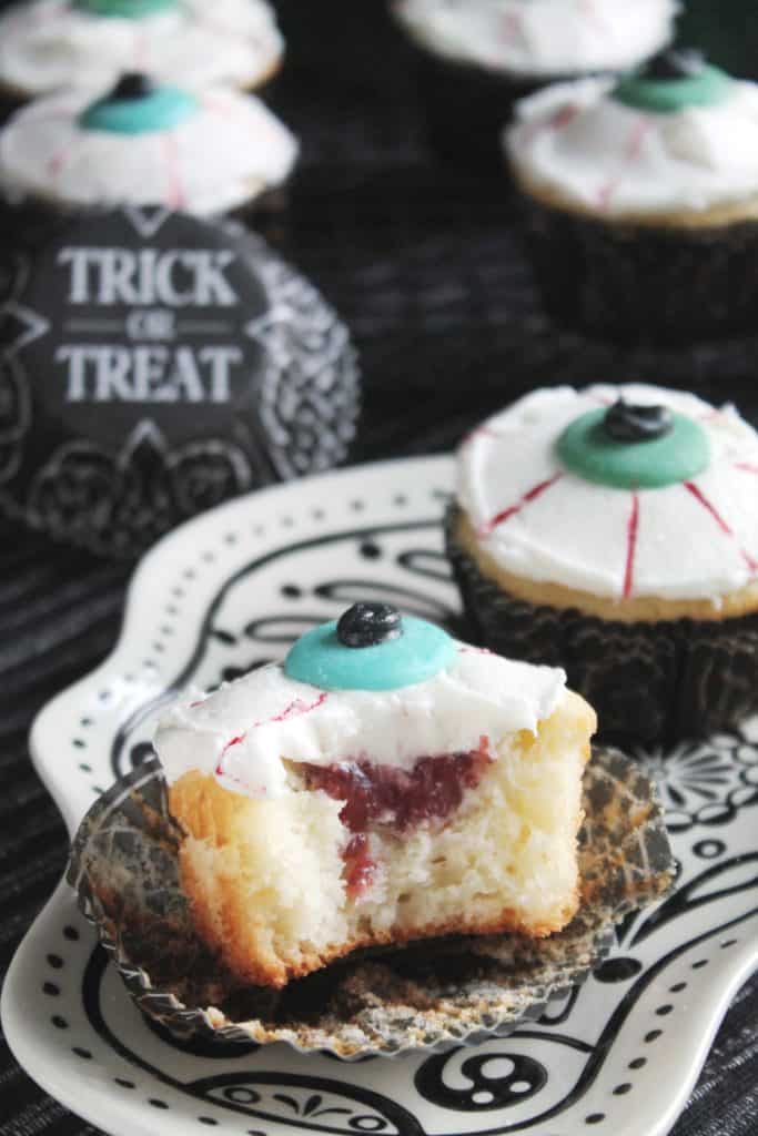 White Chocolate-Raspberry Eyeball Cupcakes 3