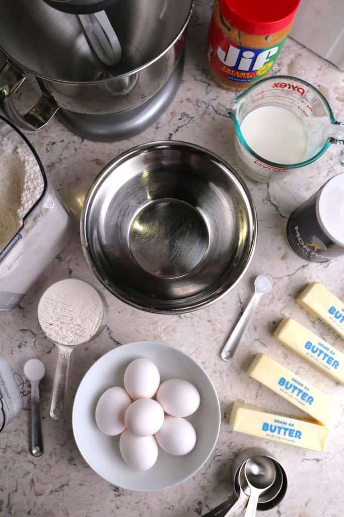 Buckeye Cake Ingredients.