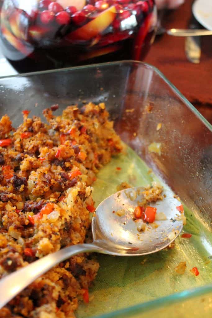 Chorizo Cornbread Stuffing 3