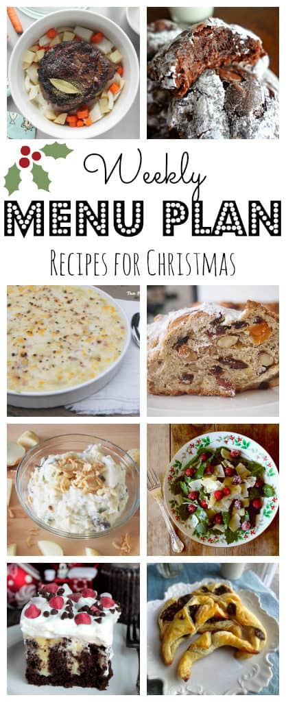 Meal Plan #42 Christmas-pinterest