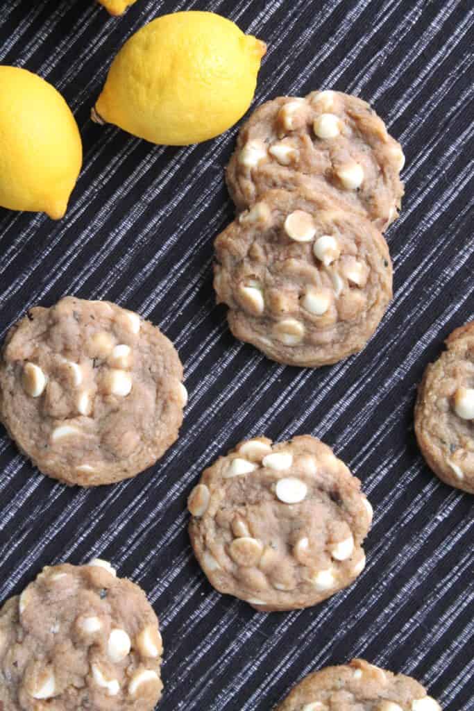 Lemon-Rosemary White Chocolate Chip Cookies 1