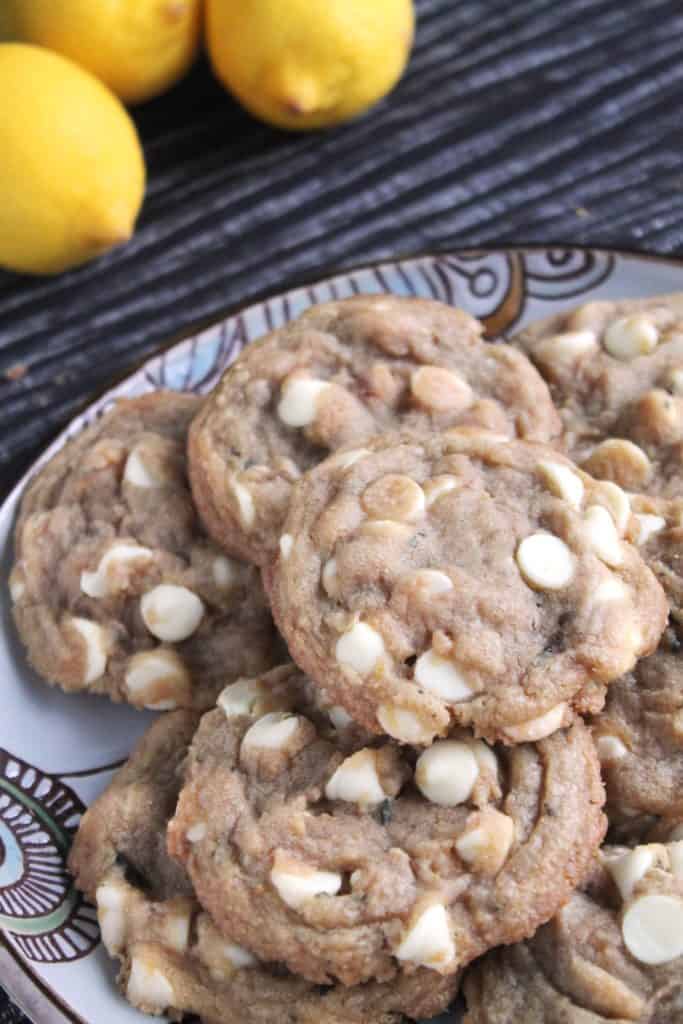 Lemon-Rosemary White Chocolate Chip Cookies 2
