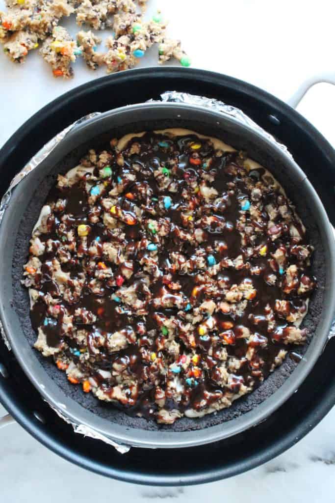 Monster Cookie Dough Cheesecake 2