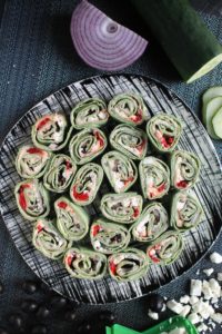 Greek Hummus Pinwheels 1