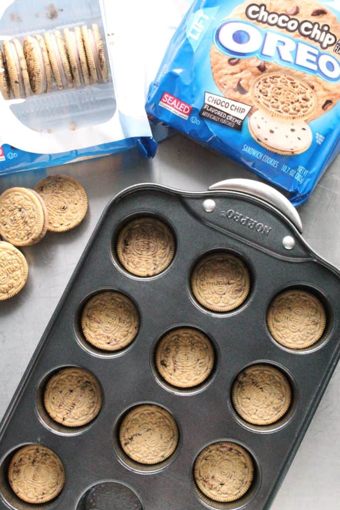 Mini Chocolate Chip Oreo Cheesecakes 3