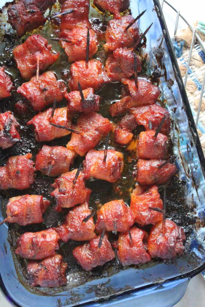 Bacon Wrapped Burnt Ends 6