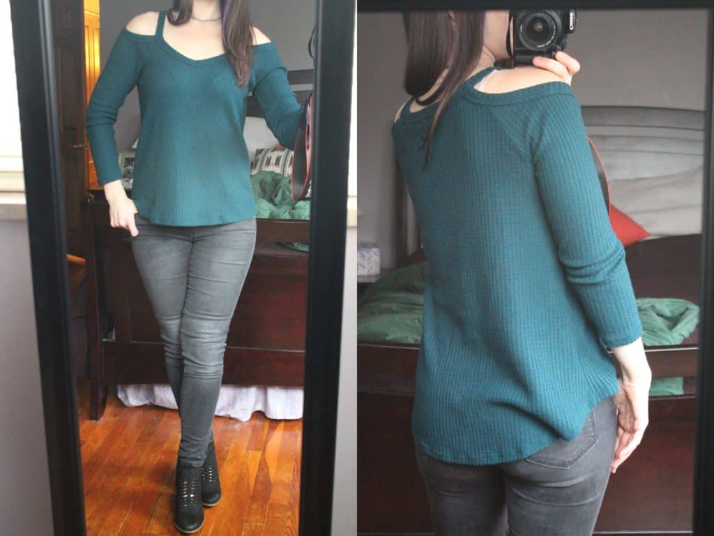 Le Lis Ryla Cold Shoulder Knit Top