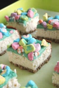 Lucky White Chocolate Cheesecake Bars 1