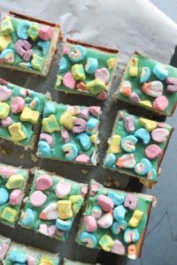Lucky White Chocolate Cheesecake Bars 3