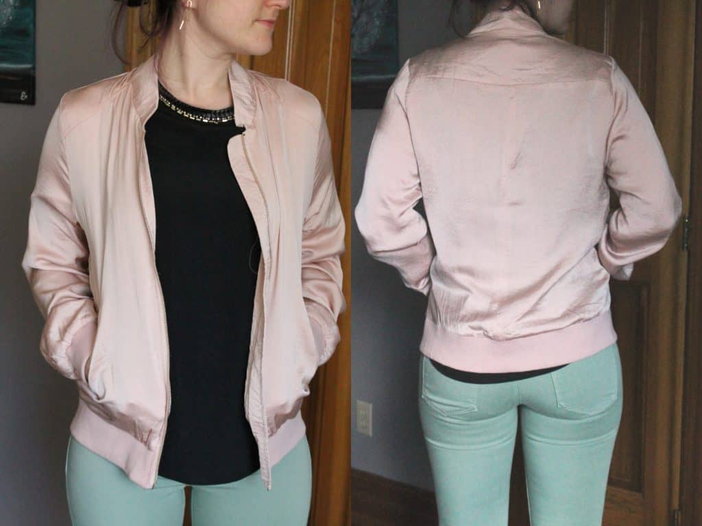 Apricot Chandlar Bomber Jacket