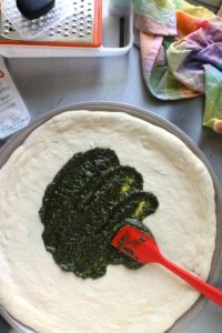 Pesto Prosciutto Pizza 2