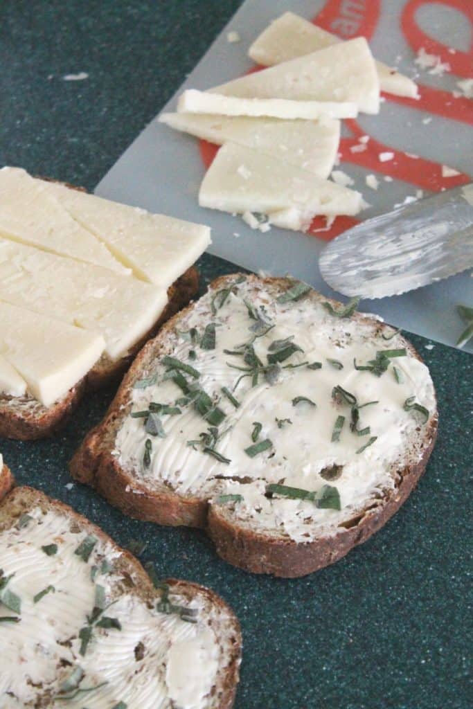 Sage Goat Grilled Cheese Sandwich 2