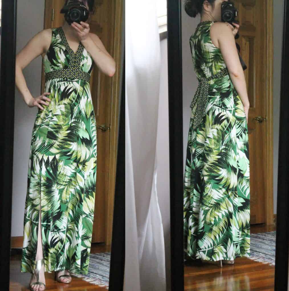 Adorne Ayden jersey maxi dress