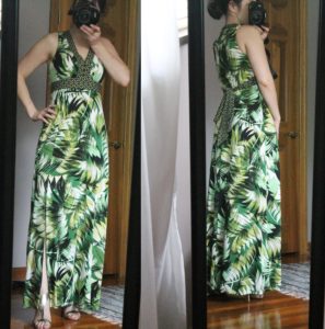 Adorne Ayden jersey maxi dress