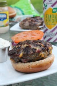Bacon Cheddar Burger with Jalapeno Aioli 5