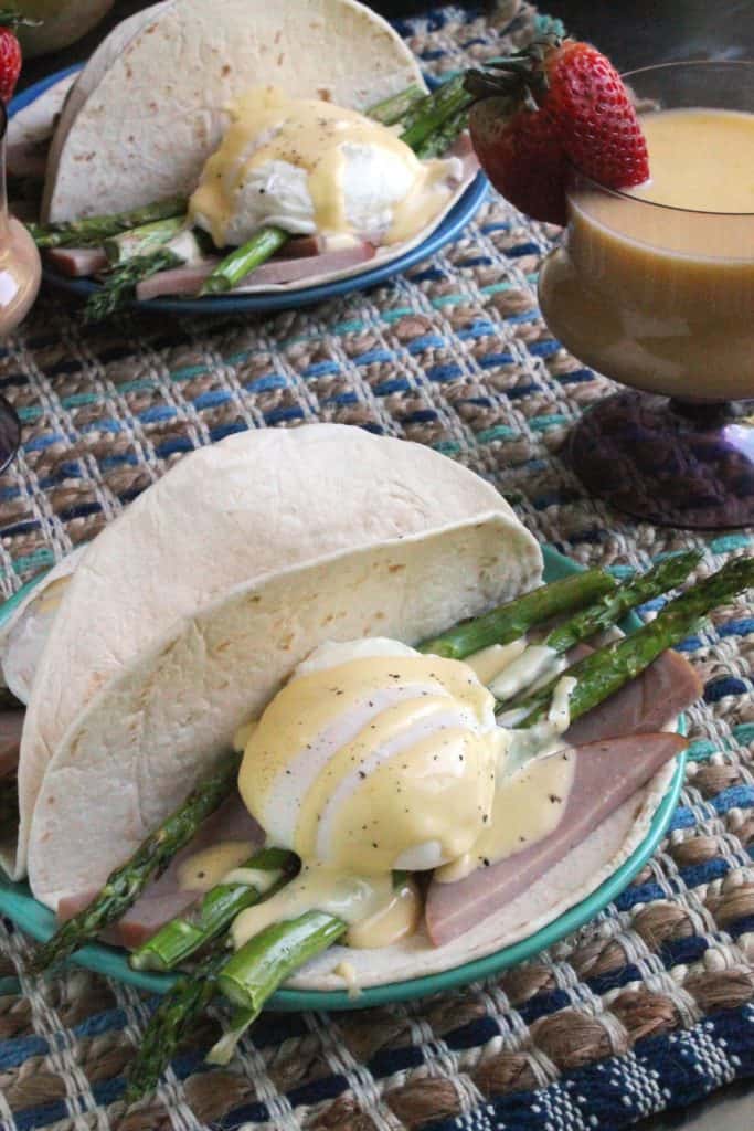 Eggs Benedict Breakfast Tacos 1