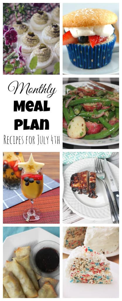July Meal Plan